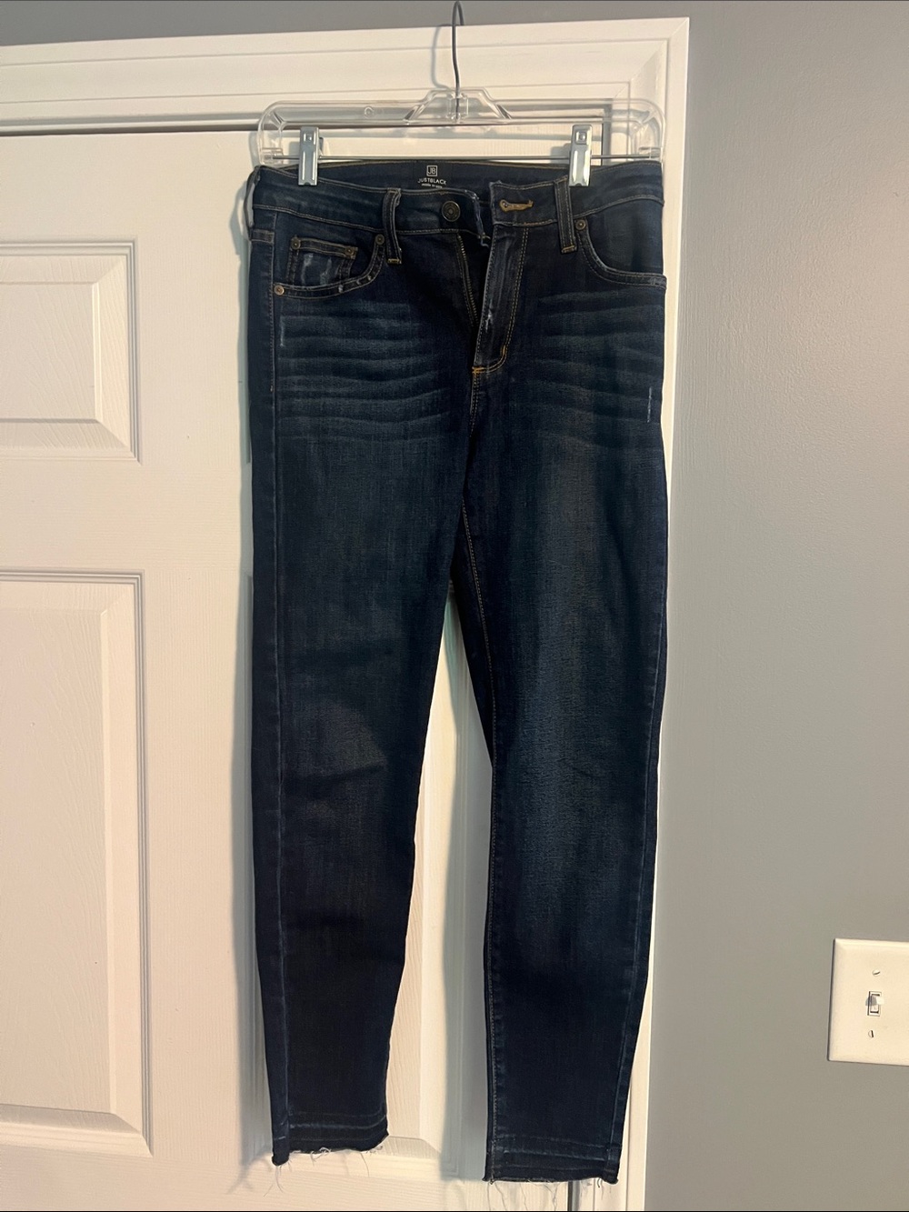 Just Black Women's Dark Indigo Skinny Jeans